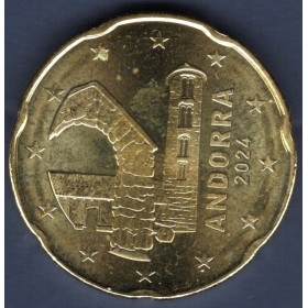 Pièce de 20 centimes d'Euro Andorre 2024