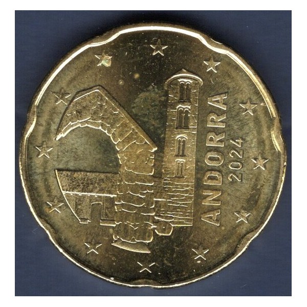 Pièce de 20 centimes d'Euro Andorre 2024