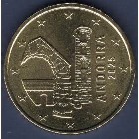 Pièce de 50 centimes d'Euro Andorre 2025