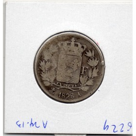 2 Francs Charles X 1828 A Paris B+