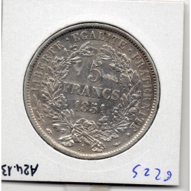 5 francs Cérès 1851 A Paris Sup