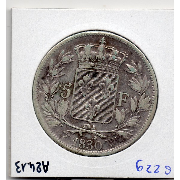 5 francs Charles X 1830 W Lille TB+