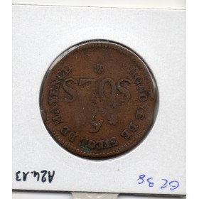 5 sols siège de Mayence 1793 TTB-