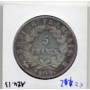 5 francs Napoléon 1er 1809 B Rouen TTB-