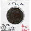5 centimes Dupré An 8 D Lyon TTB+
