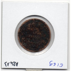 5 centimes Cérès 1871 grand A Paris TB