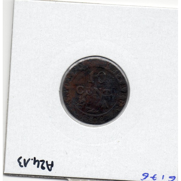 10 centimes Napoléon 1er 1808 A Paris TB
