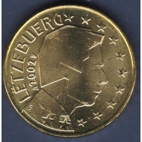 Pièce de 10 centimes d'Euro Luxembourg - Grand-Duc Henri 1ère carte (2002-2006)