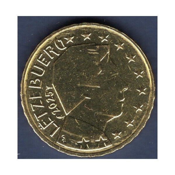 Pièce de 10 centimes d'Euro Luxembourg - Grand-Duc Henri, 2ème carte (2007-2025)