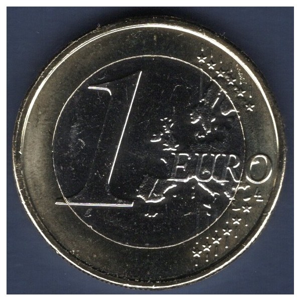 Pièce de 1 Euro Luxembourg - Grand-Duc Henri, 2ème carte (2007-2025)