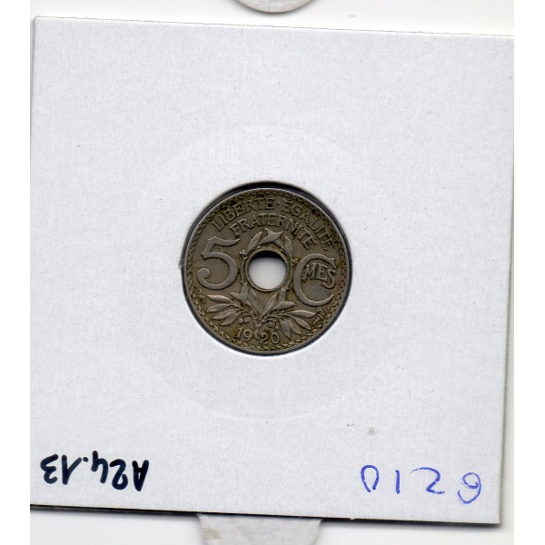 5 centimes Lindauer 1920 TTB