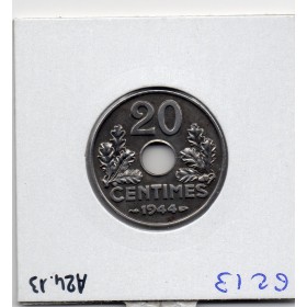 20 centimes état Français 1944 fer Sup