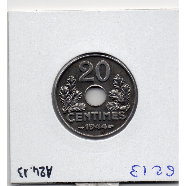 20 centimes état Français 1944 fer Sup