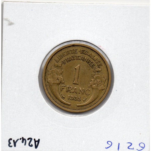 1 franc Morlon 1935 TTB+