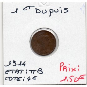 1 centime Dupuis 1914 TTB