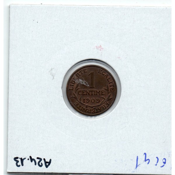 1 centime Dupuis 1909 Sup