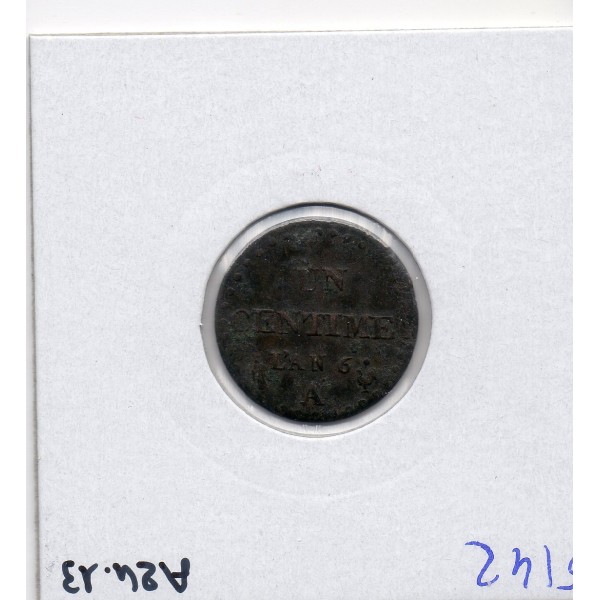 1 centime Dupré An 6 A paris TTB