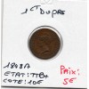 1 centime Dupré 1848 A paris TTB+