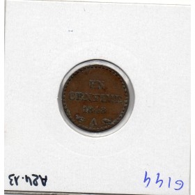 1 centime Dupré 1848 A paris TTB+