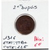 2 centimes Dupuis 1916 TTB+