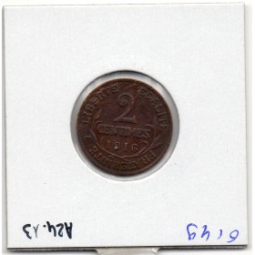 2 centimes Dupuis 1916 TTB+