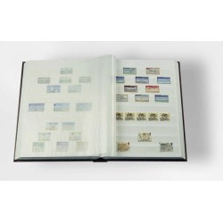 Classeur album pour timbres A4, 16 pages blanches,  couverture non ouatinée
