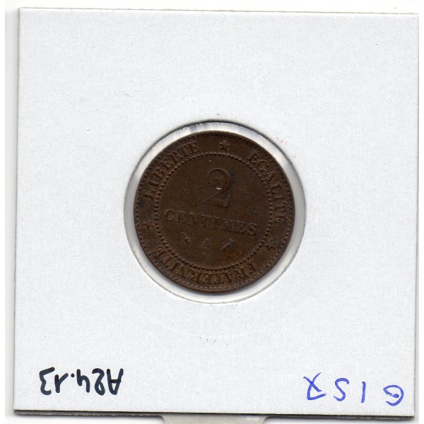 2 centimes Cérès 1893 Sup-