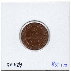 2 centimes Cérès 1897 Sup+