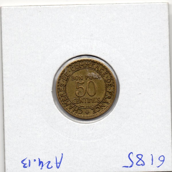 Bon pour 50 centimes Commerce Industrie 1929 Sup-