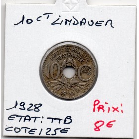 10 centimes Lindauer 1928 TTB