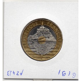 20 francs Mont St Michel 1992 V fermé 5 cannelures Spl
