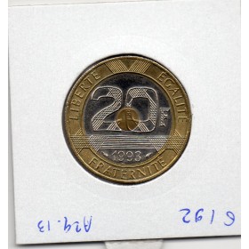 20 francs Mont St Michel 1993 Sup+