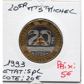 20 francs Mont St Michel 1993 Spl