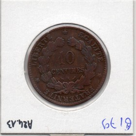 10 centimes Cérès 1884 A Paris TB