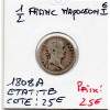 1/2 Franc Napoléon 1er 1808 A paris TB