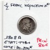 1/2 Franc Napoléon 1er 1808 A paris TTB+