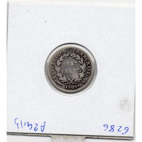 1/2 Franc Napoléon 1er 1808 K Bordeaux TB Choc