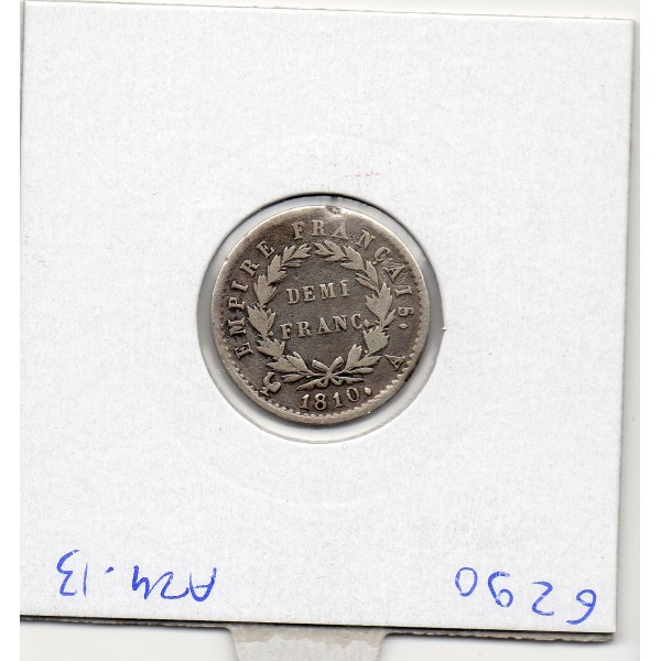 1/2 Franc Napoléon 1er 1810 A paris TTB-