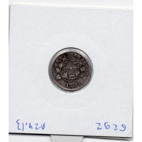 1/4 Franc Napoléon 1er 1807 U Turin TTB