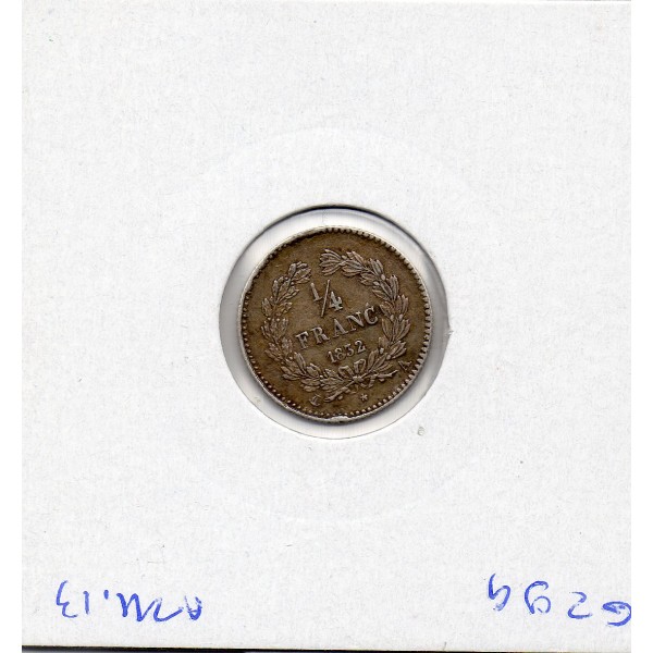 1/4 Franc Louis Philippe 1832 A paris TTB+
