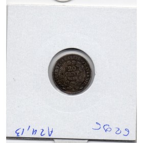 20 centimes Cérès 1850A Paris TB