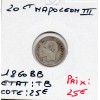 20 centimes Napoléon III tête nue 1860 BB Strasbourg TB