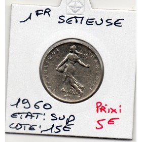 1 franc Semeuse Nickel 1960 Sup