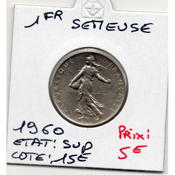 1 franc Semeuse Nickel 1960 Sup
