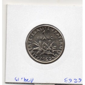1 franc Semeuse Nickel 1960 Sup