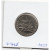 1 franc fautée Semi hors virole Semeuse Nickel 1965 Grande chouette Sup+