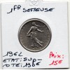1 franc Semeuse Nickel 1962 Sup-