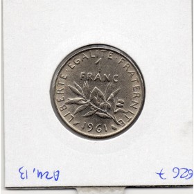 1 franc Semeuse Nickel 1961 Sup-