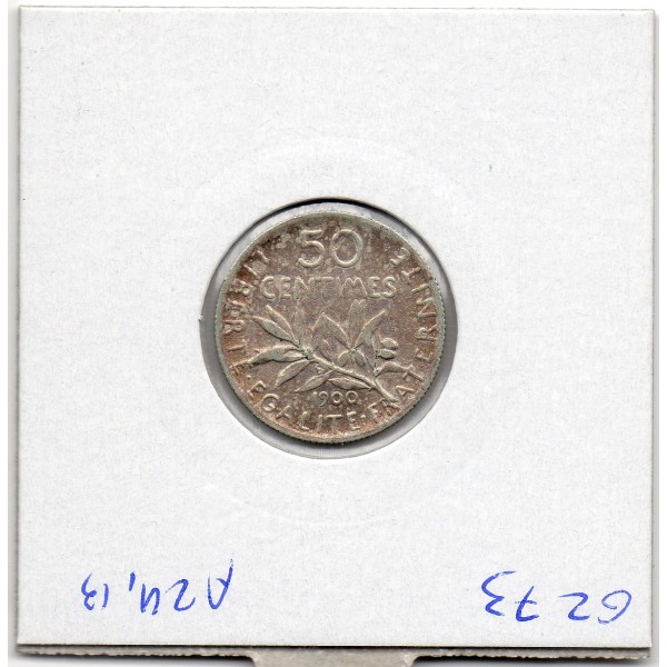 50 centimes Semeuse Argent 1900 TTB