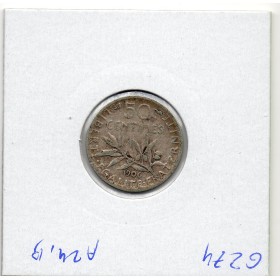50 centimes Semeuse Argent 1906 TTB-